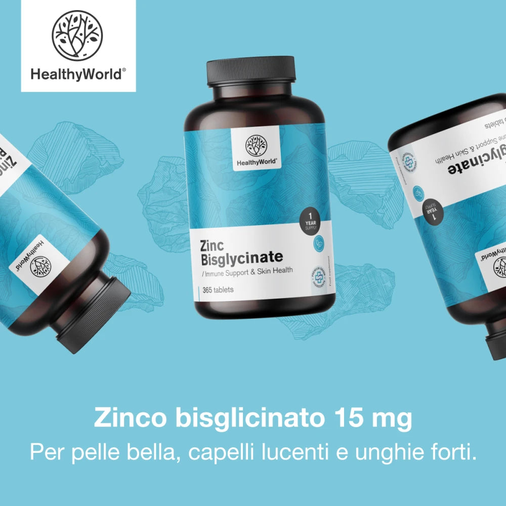 Zinco bisglicinato 15 mg