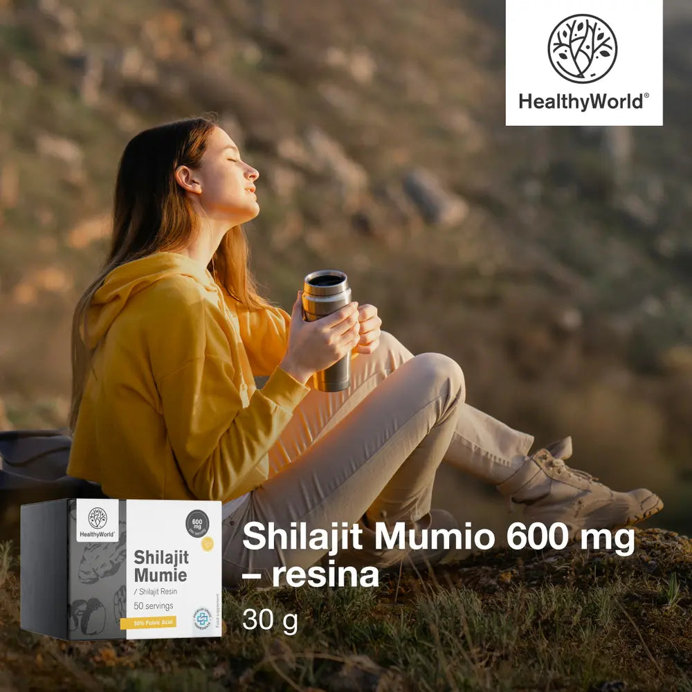 Shilajit Mumio 600 mg – resina