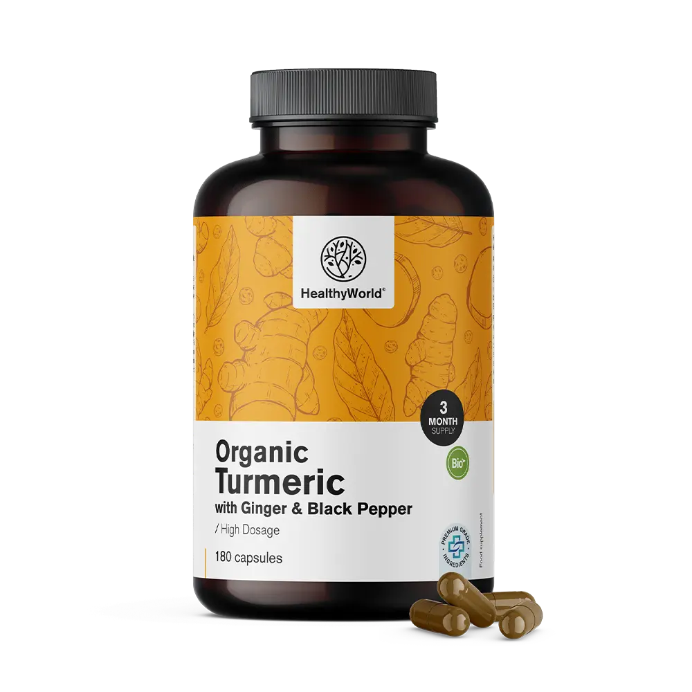 BIO Curcuma 1440 mg – con zenzero e pepe nero