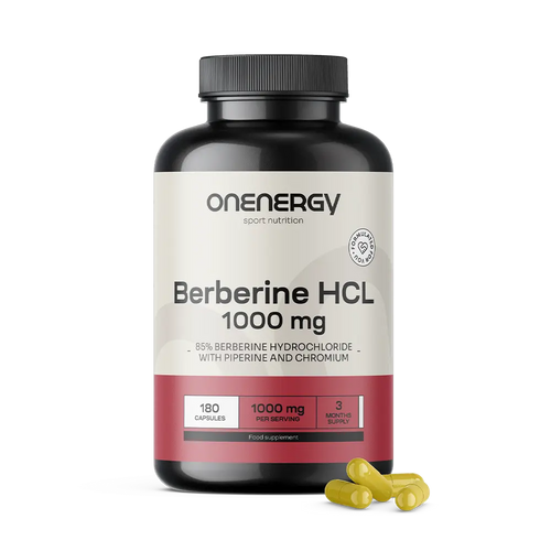Berberina HCL 1000 mg - con piperina e cromo