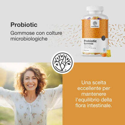 Probiotic – gommose con colture microbiologiche