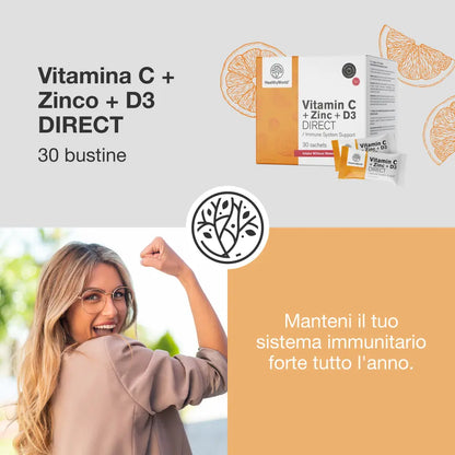 Vitamina C 500 + Zinco + D3 DIRECT