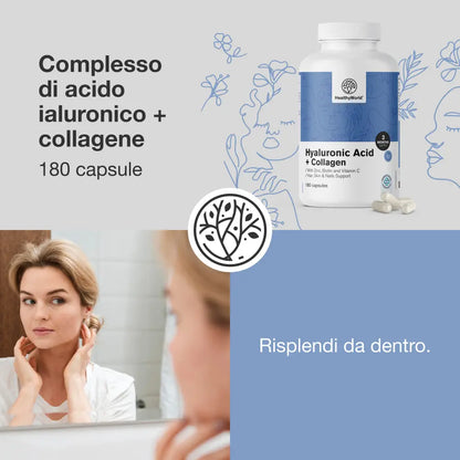Complesso acido ialuronico + collagene