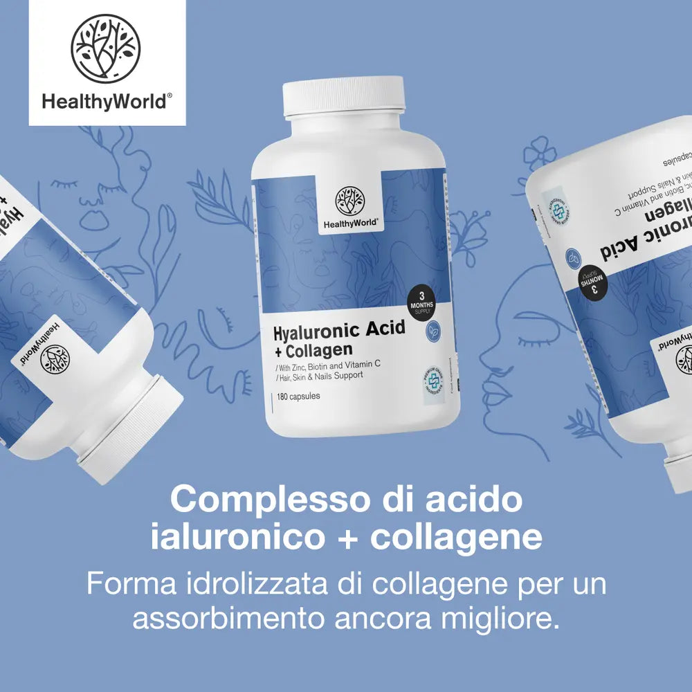 Complesso acido ialuronico + collagene