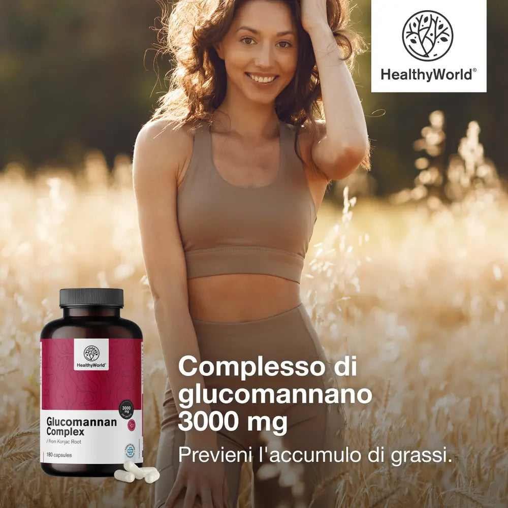 Complesso di glucomannano 3000 mg