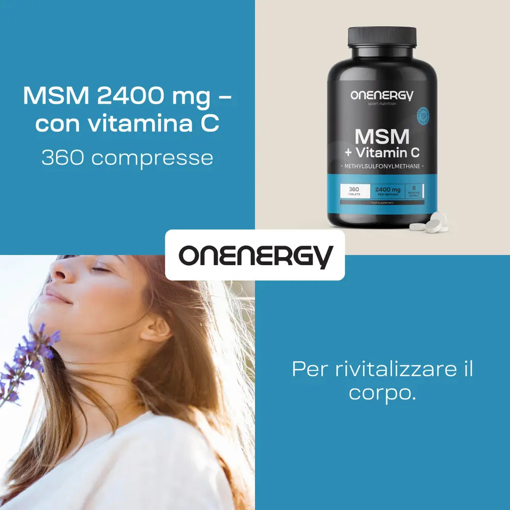 MSM 2400 mg – con vitamina C