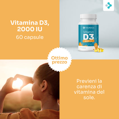 Vitamina D3, 2000 IU - sistema immunitario