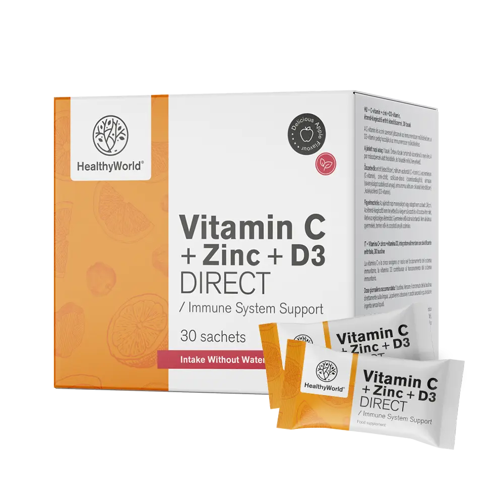 Vitamina C 500 + Zinco + D3 DIRECT